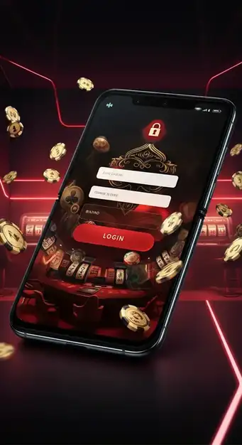 Interface sécurisée de connexion au tableau de bord VIP du Casino Lucky31, avec champs email et mot de passe.